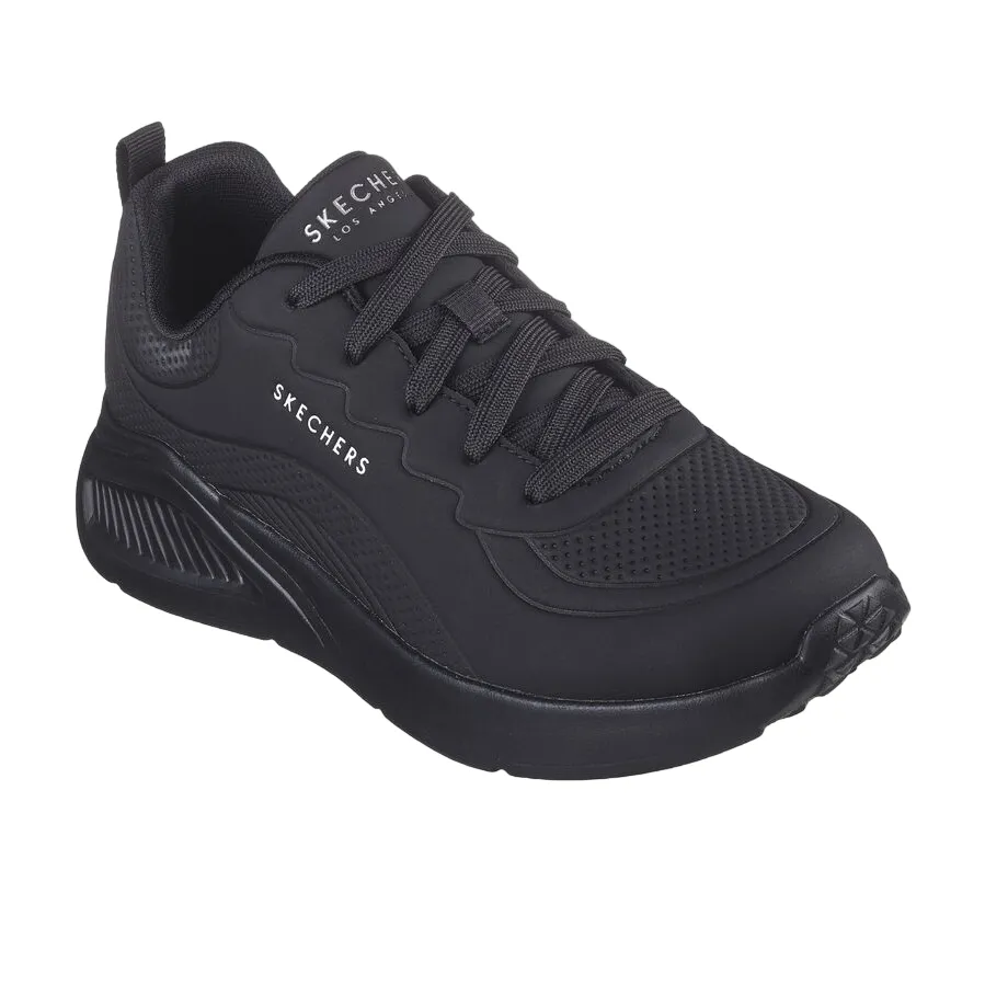 Skechers scarpa sneakers da donna Uno Lite Lighter One 177288/BBK nero