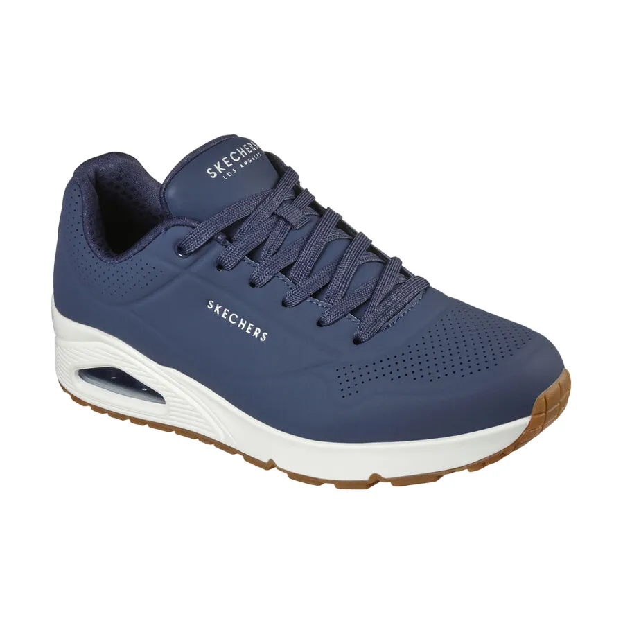 Skechers scarpa sneakers da uomo Uno Stand On Air 52458/NVY blu