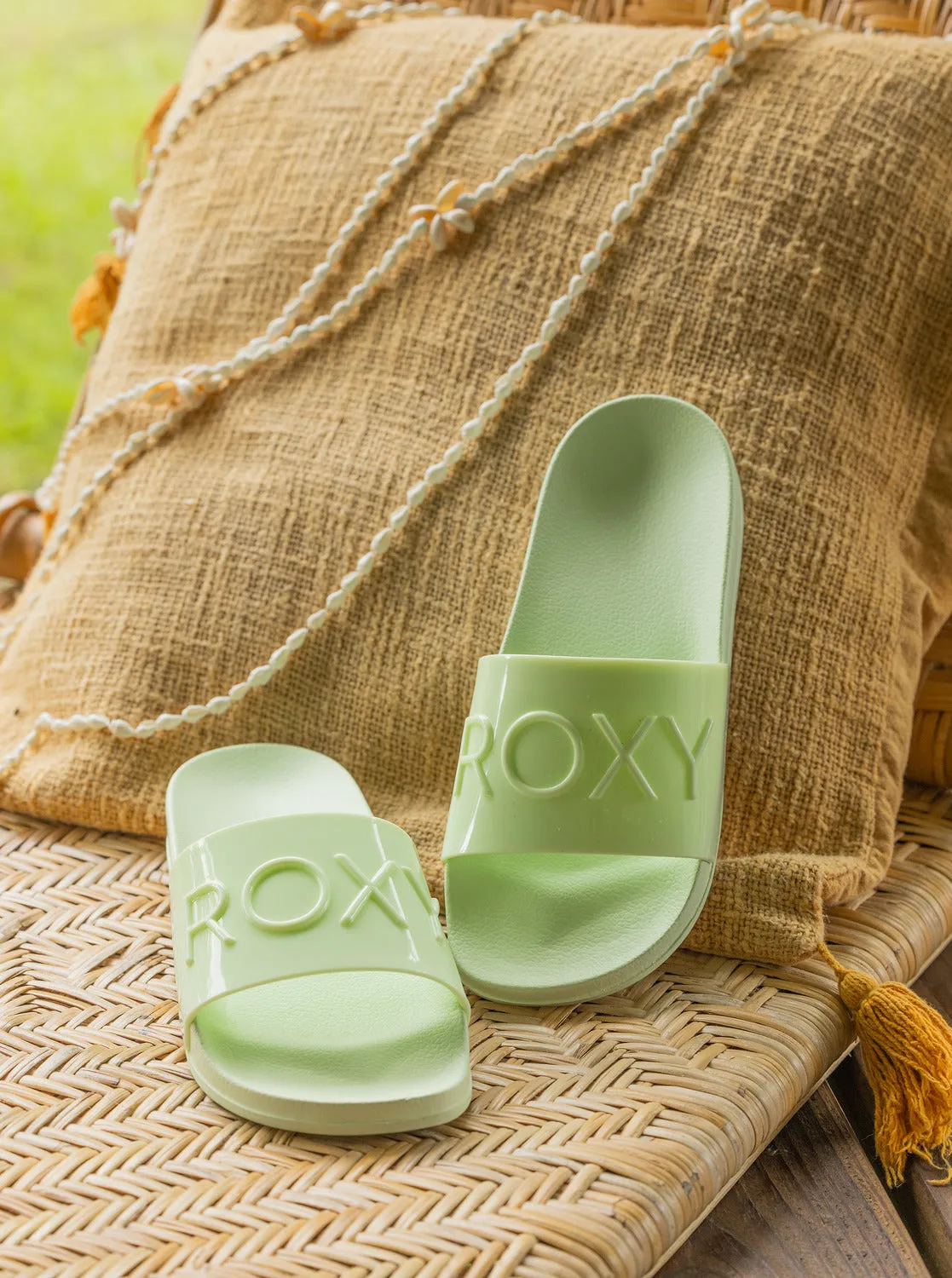 Slippy Jelly Sandals - Green Tea