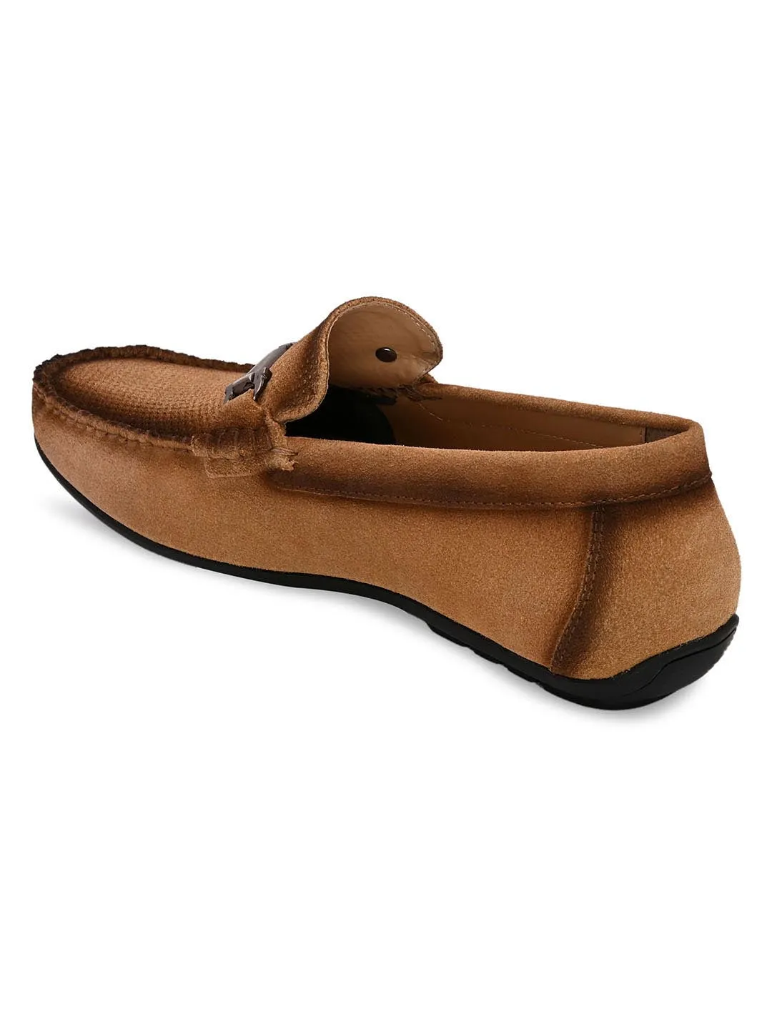 Stitch Tan Loafers