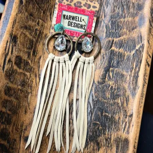 Stone Tassel Earring