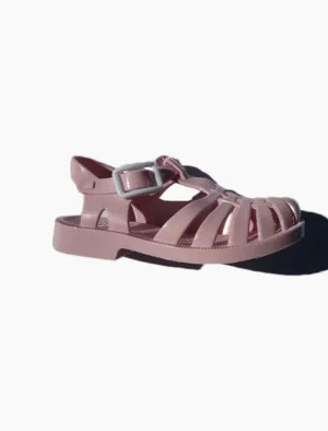 Sun Jelly Sandals in Light Rose