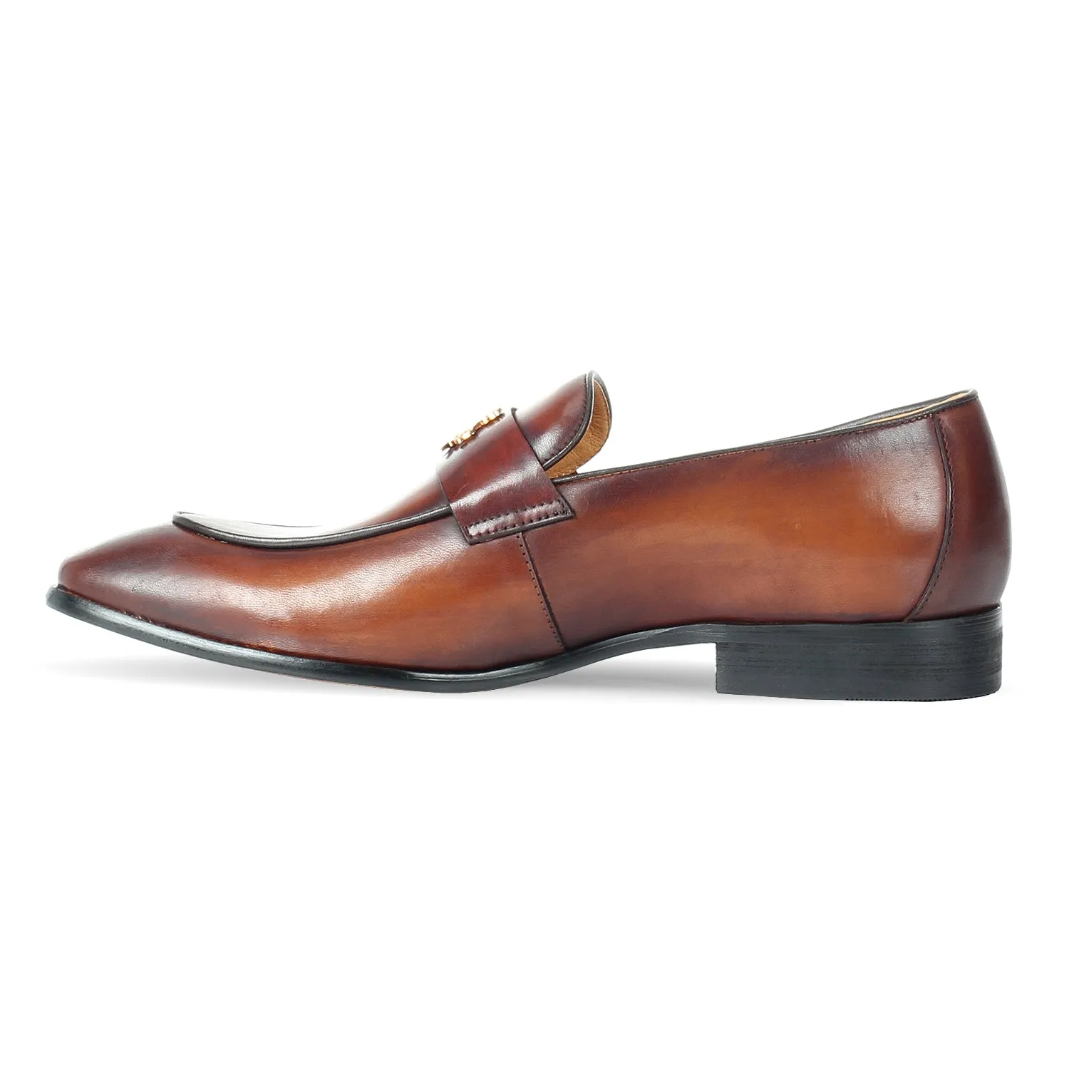 Tan Formal Bit loafer