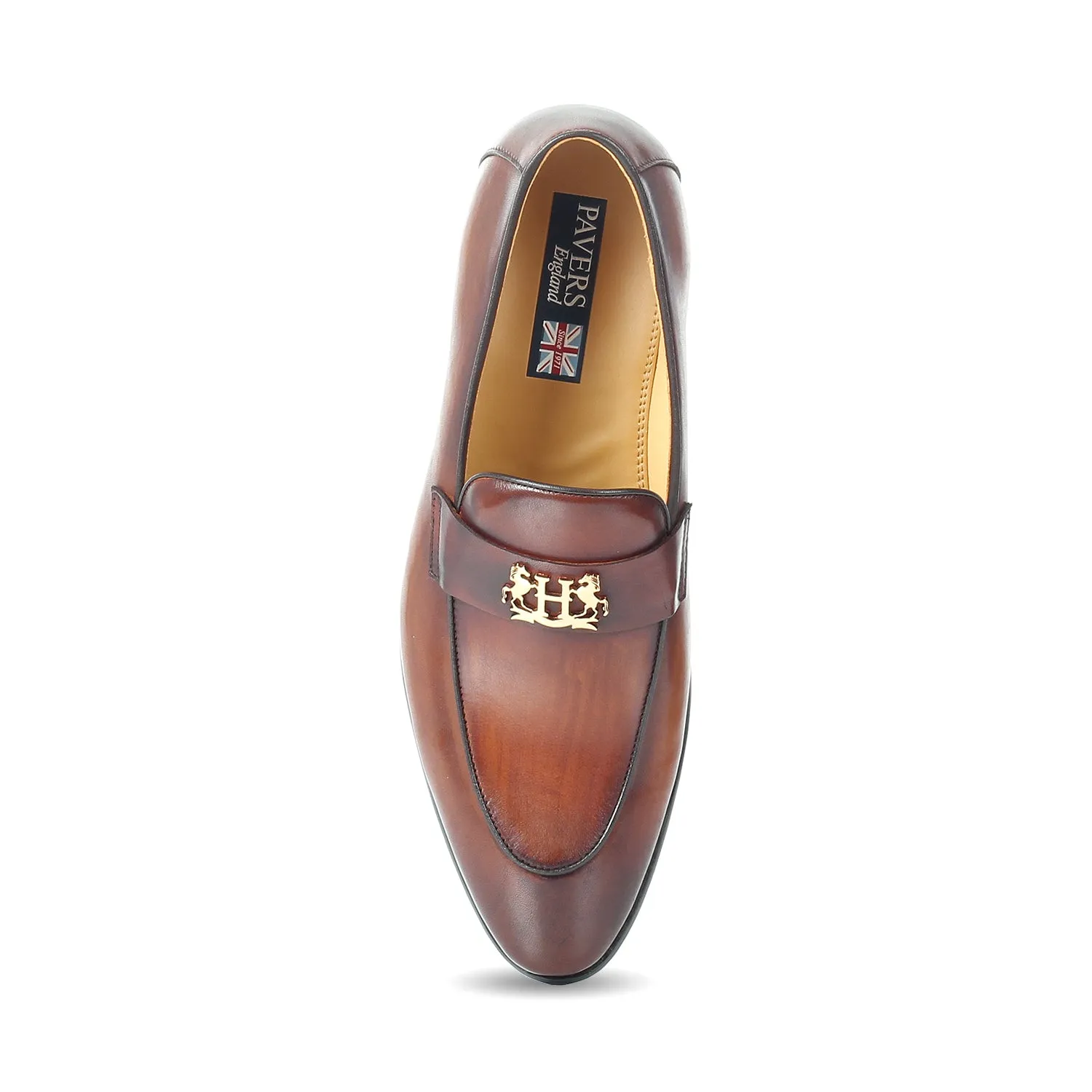 Tan Formal Bit loafer