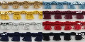 Tassel Fringe Trim - 18 Continuous Yards - Many Colors Available!