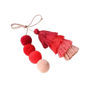 Tassel Pom Pom in Fire Sky