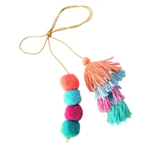 Tassel Pom Pom in Sunset