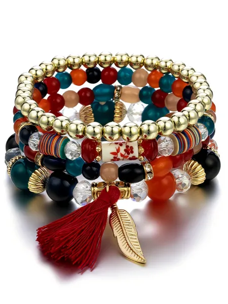 TEEK - Boho Fringe Multi-Layer Bracelet