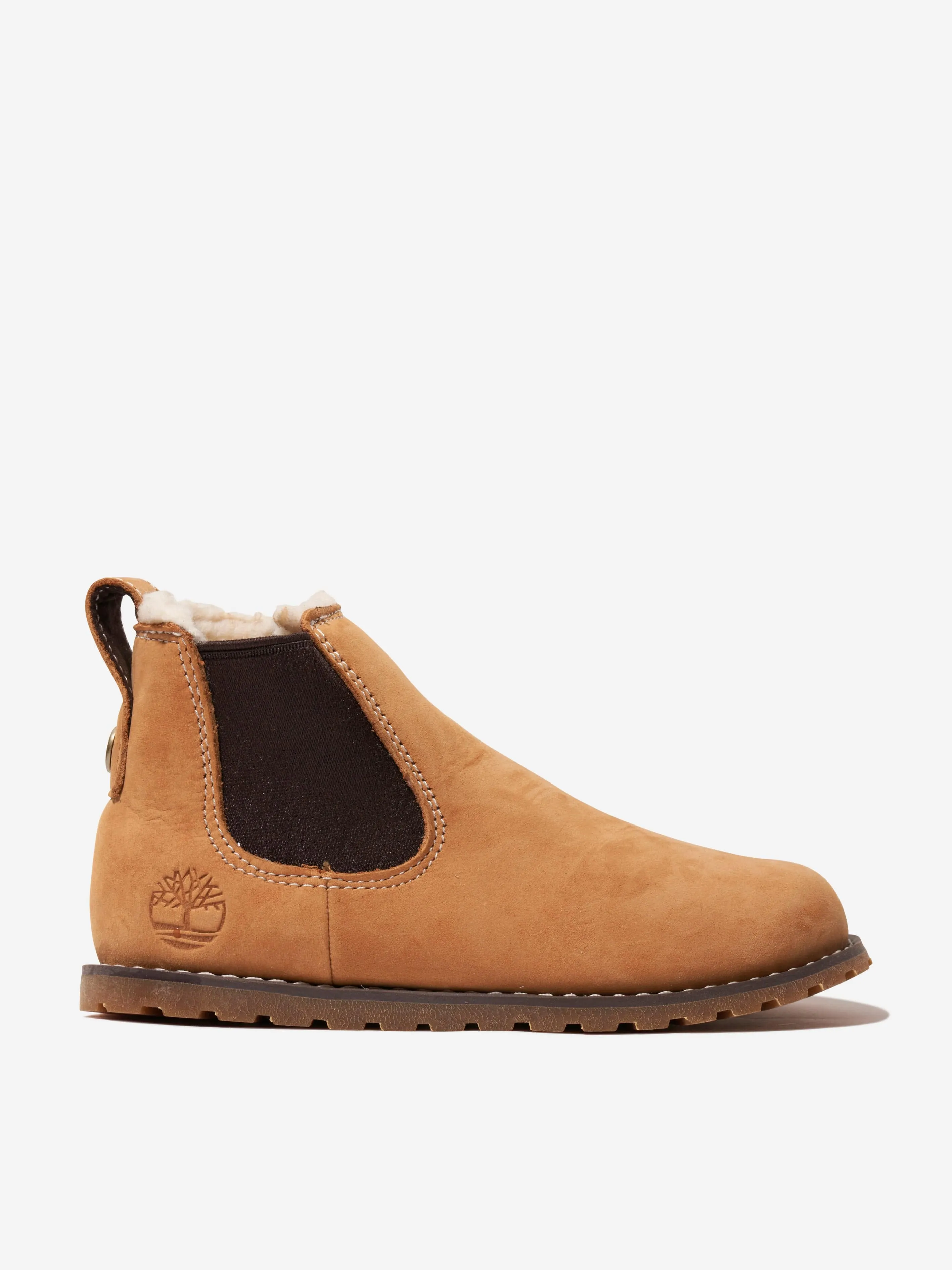 Timberland Kids Nubuck Pokey Pine Chelsea Boots