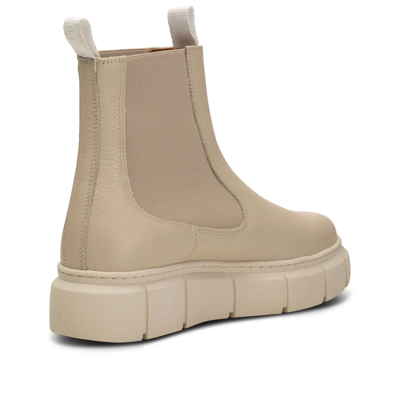 Tove chelsea boot leather - OFF WHITE