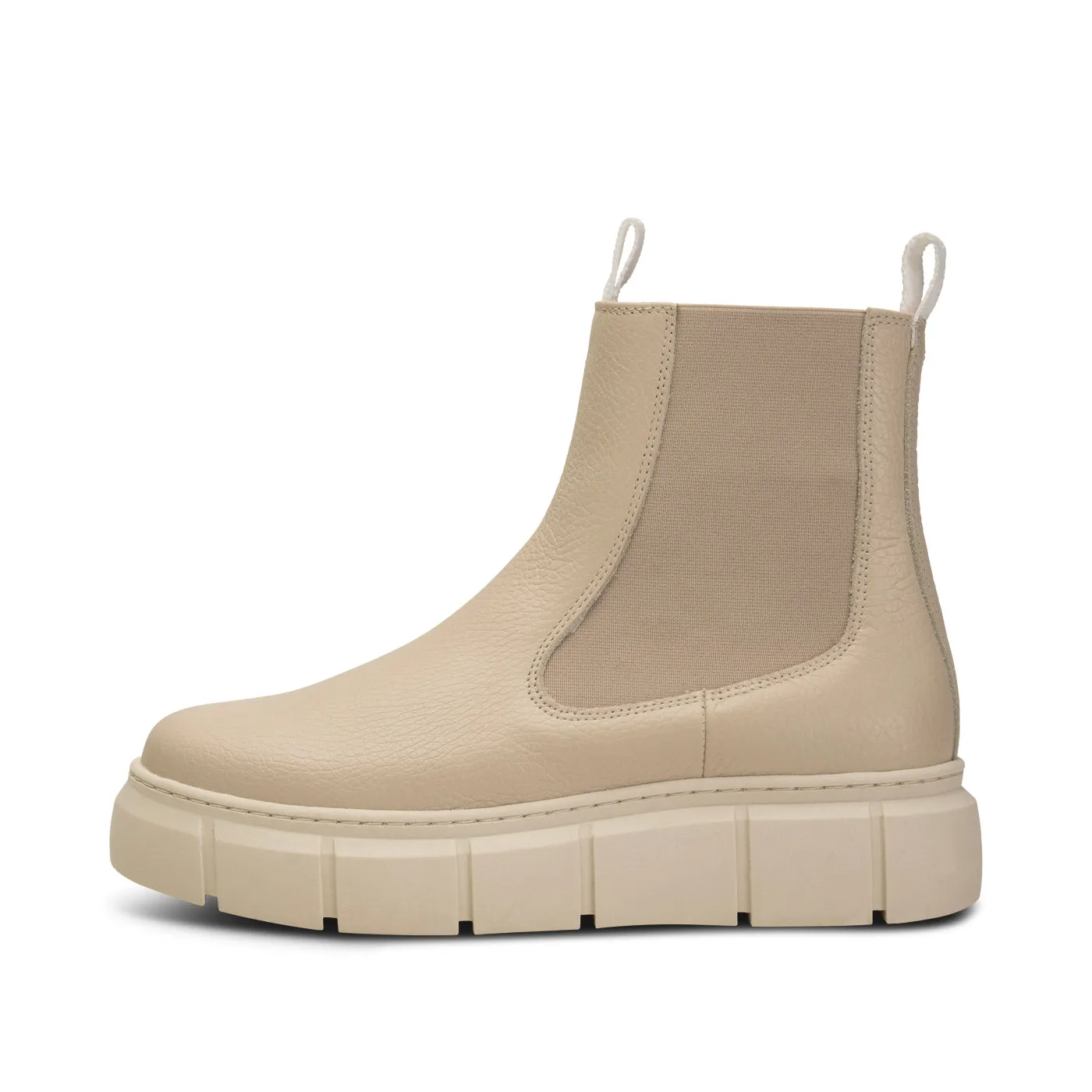 Tove chelsea boot leather - OFF WHITE