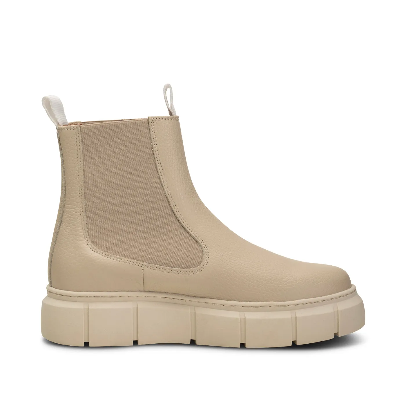 Tove chelsea boot leather - OFF WHITE