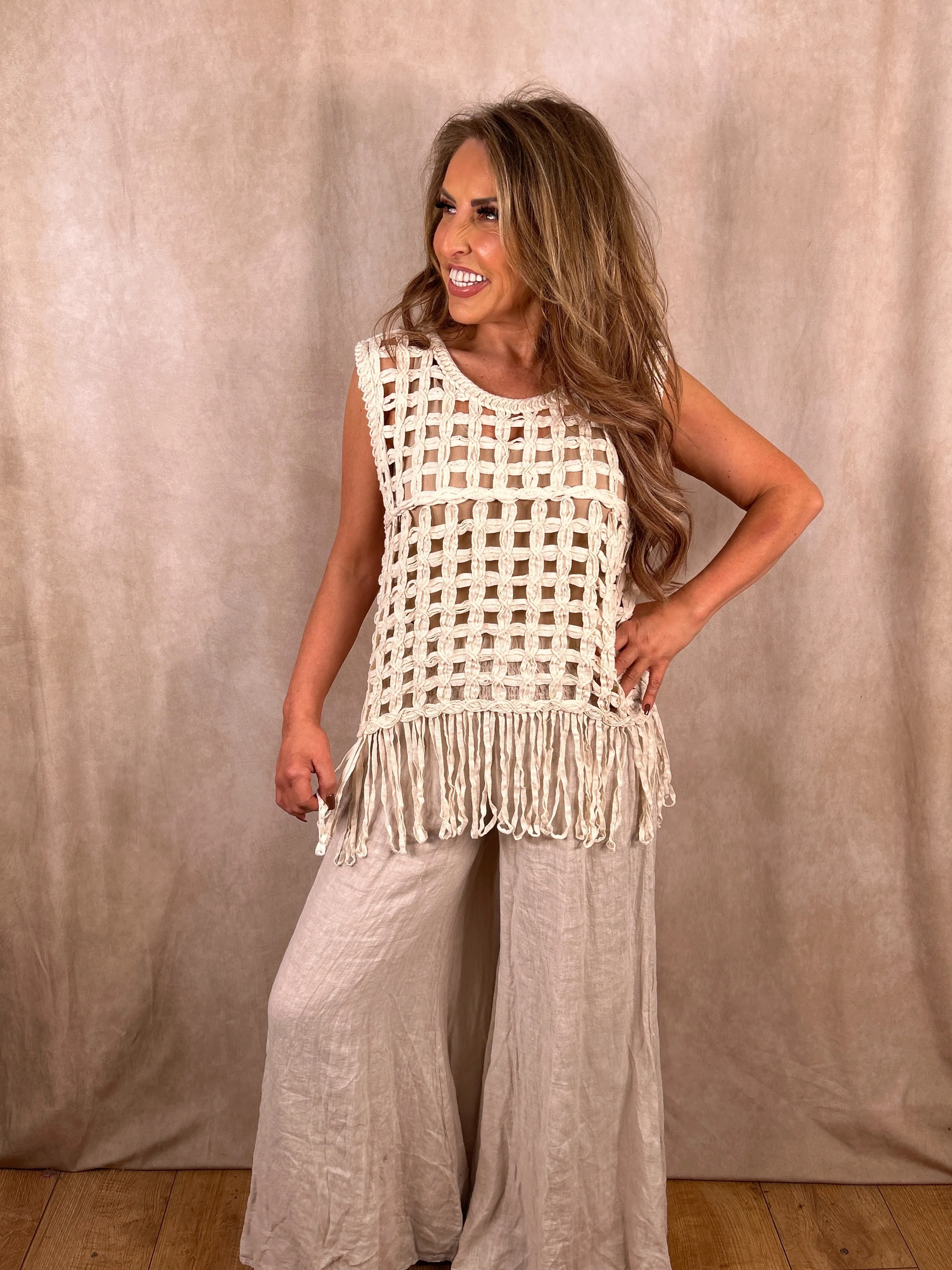 Trish Tassel Top