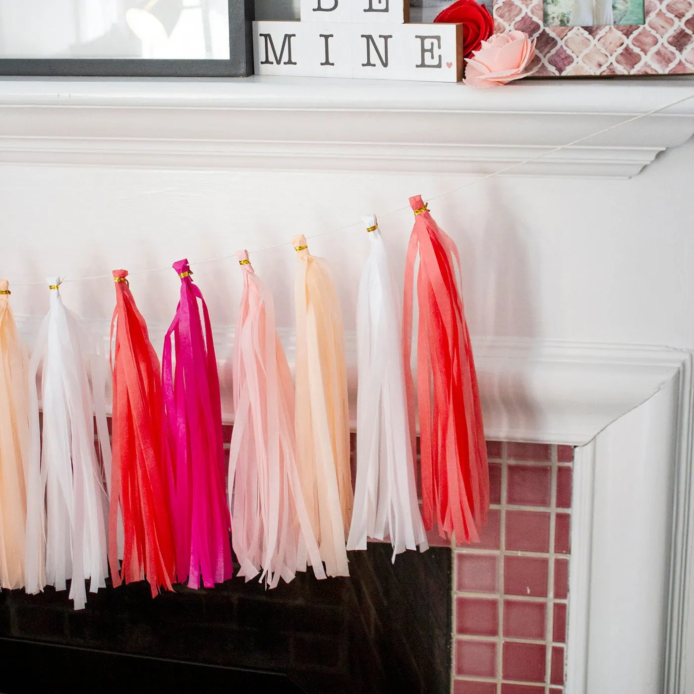 Tropical Paper Tassel Tail - Tassel DIY Garland Kit