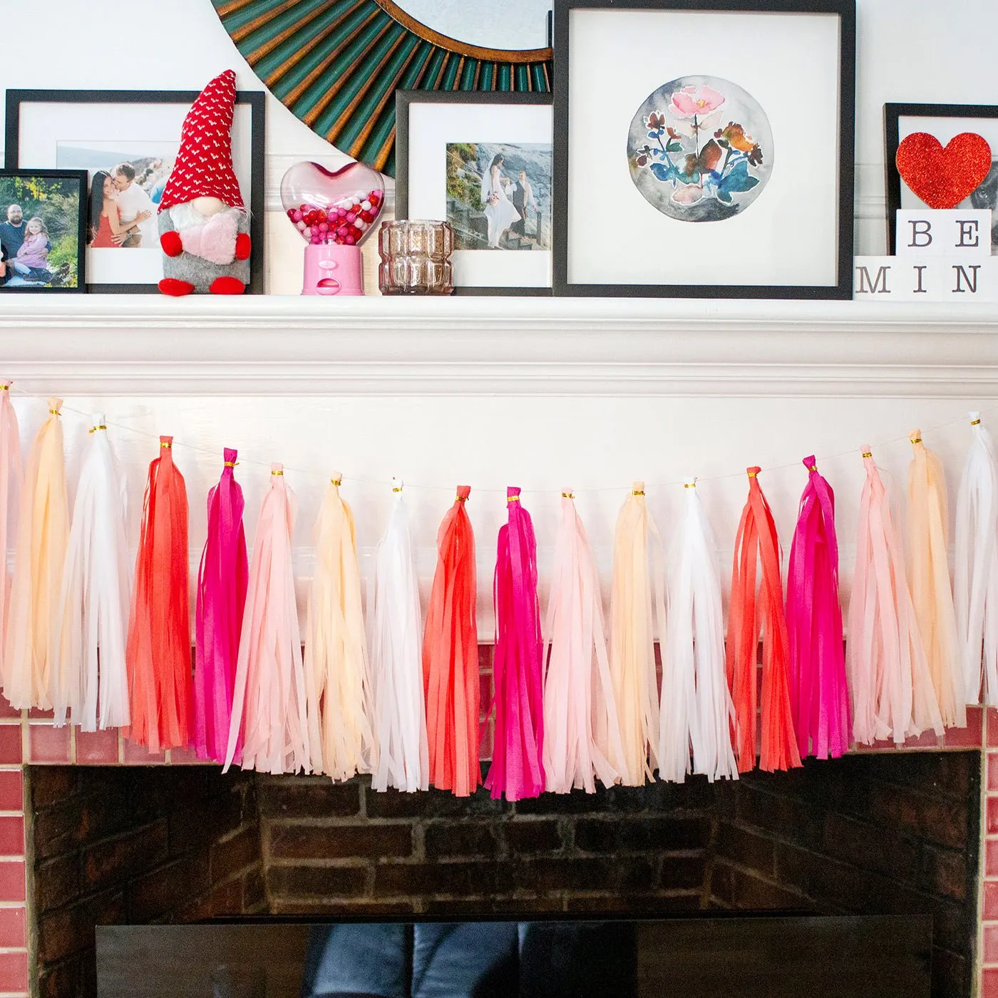 Tropical Paper Tassel Tail - Tassel DIY Garland Kit