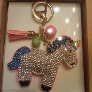 Unicorn Key Fob with Tassel | Simply Southern