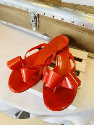 Valentino Garvani Bow Jelly Sandals - Size 39