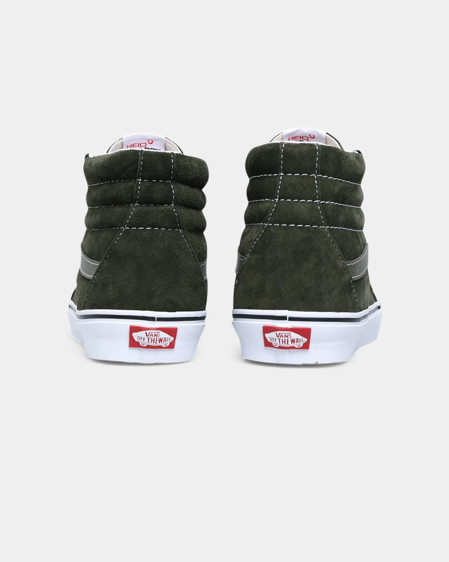 Vans SK8-HI Pig Suede Olive/True White