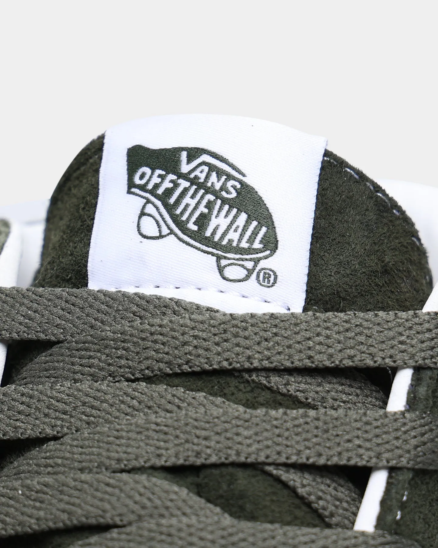 Vans SK8-HI Pig Suede Olive/True White