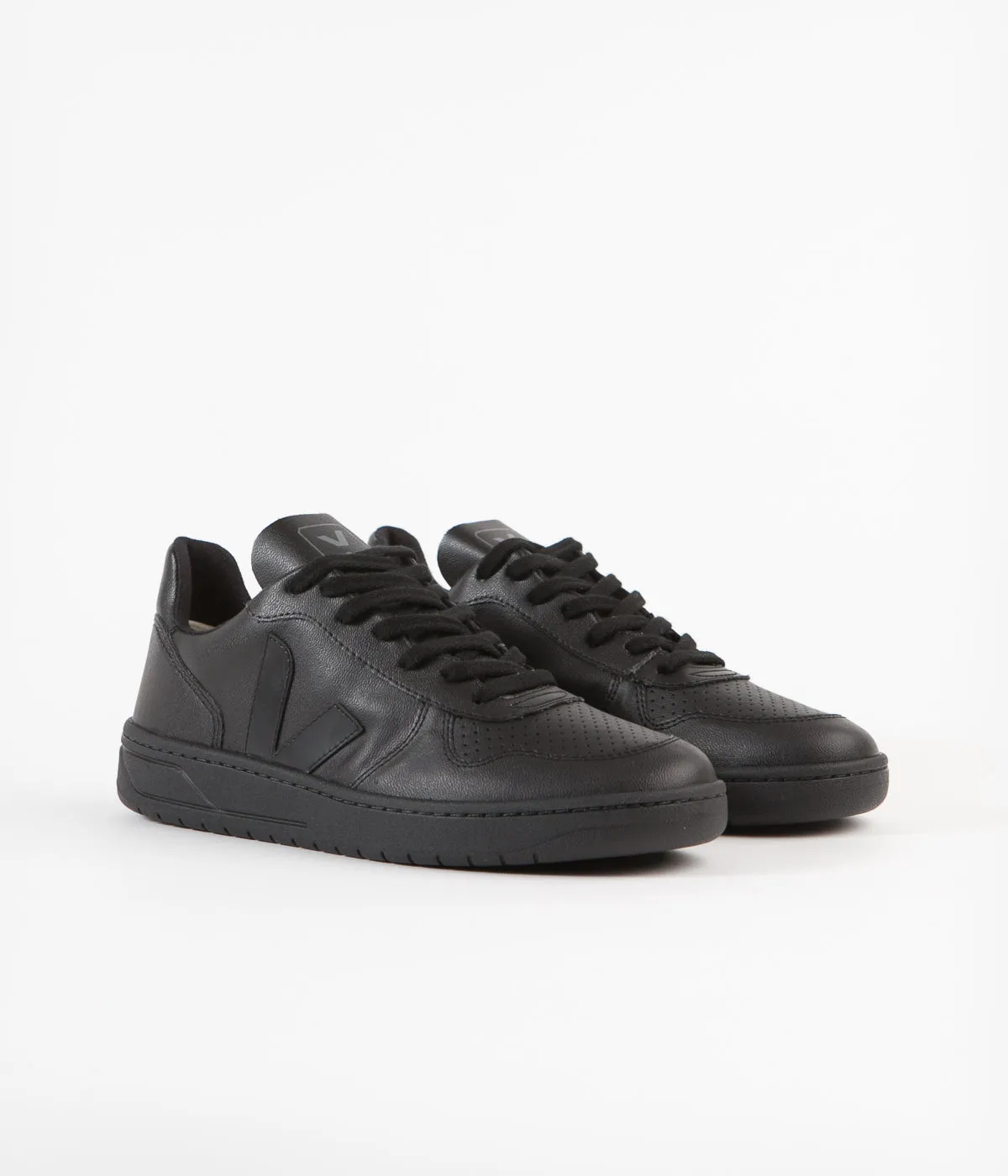 Veja V-10 CWL Shoes - Black / Black Sole