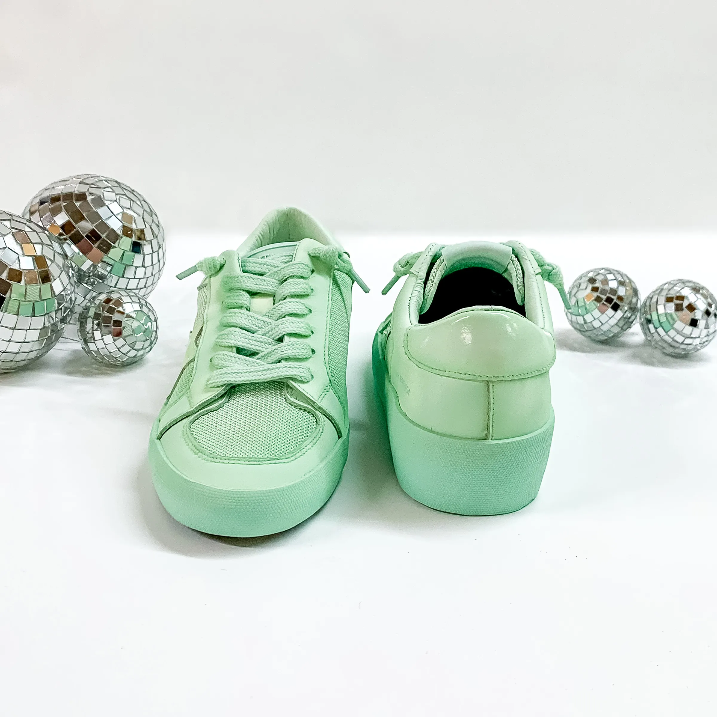 Vintage Havana | Extra Dip Dye Sneakers in Mint