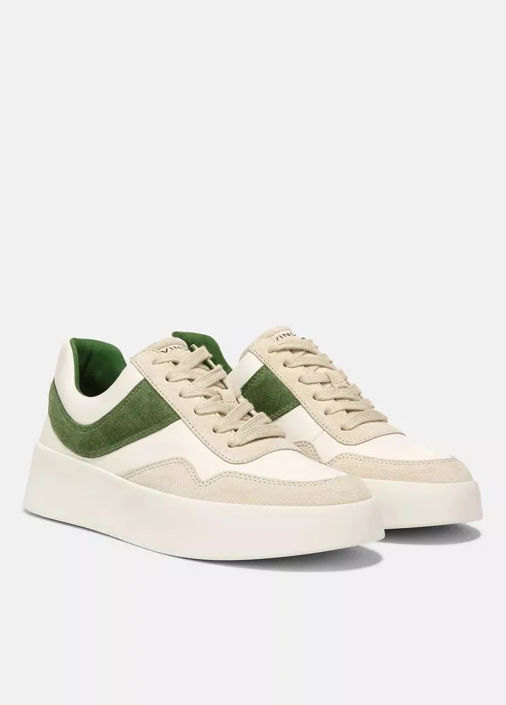 Warren Court Leather Suede Sneaker - Palm Leaf