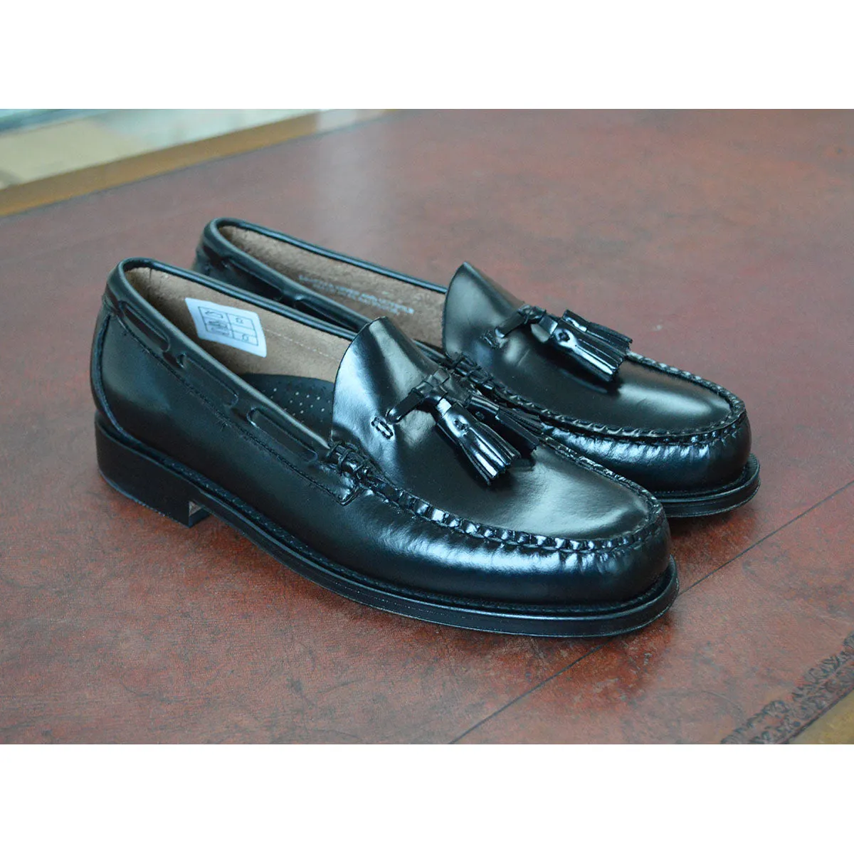 Weejuns Larkin Tassel Loafers Black Leather