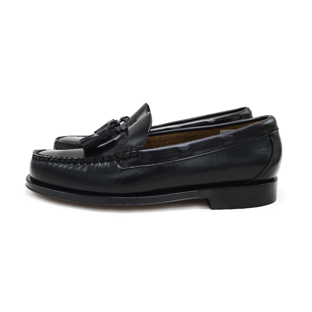 Weejuns Larkin Tassel Loafers Black Leather