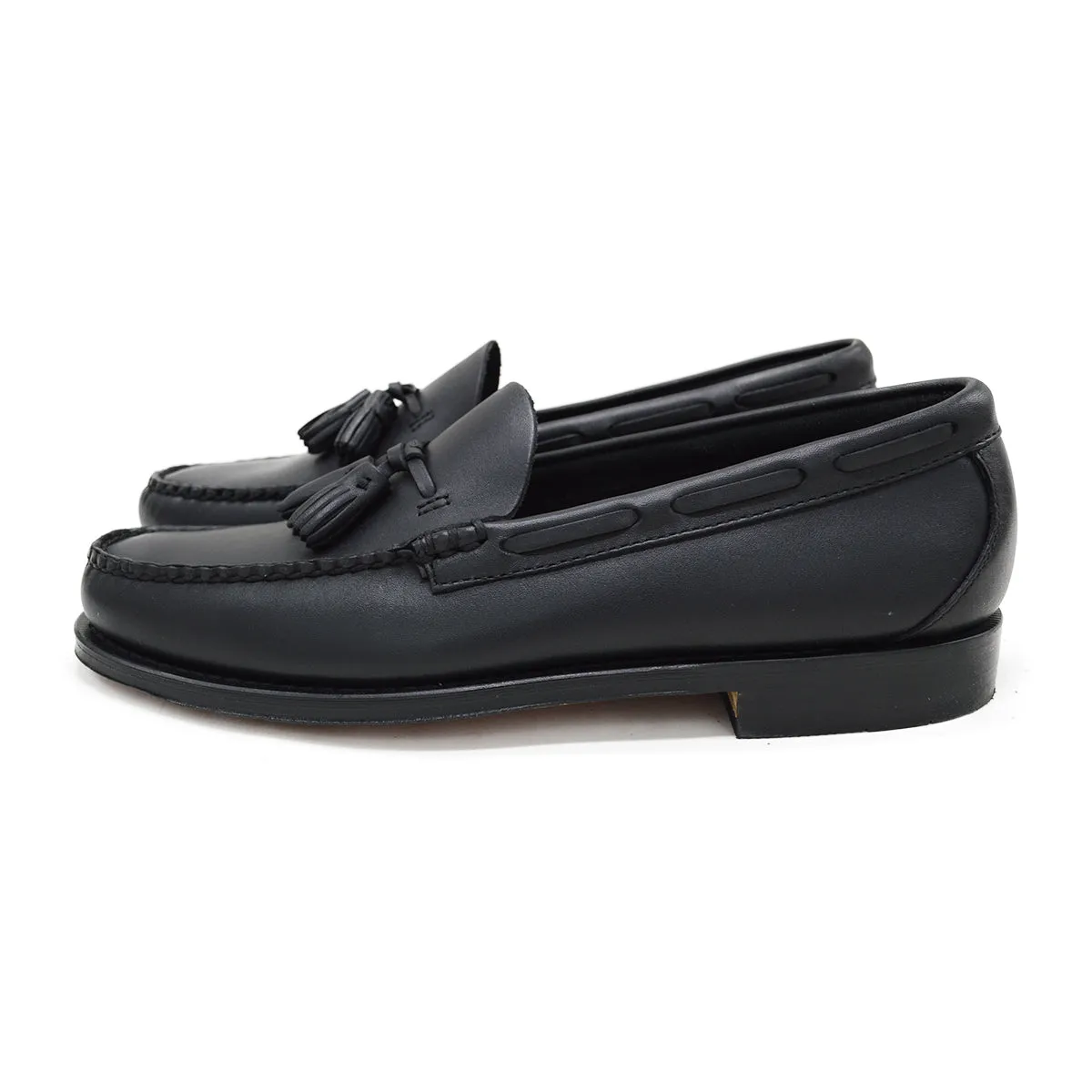 Weejuns Larkin Tassel Loafers Soft Black Leather