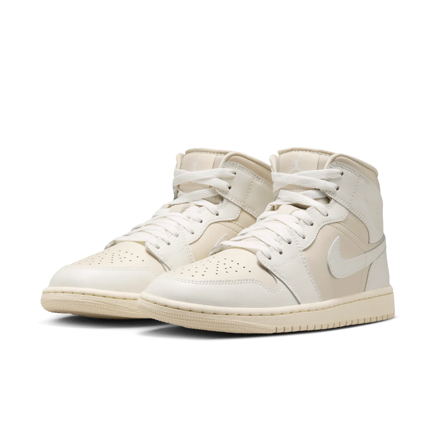 Women's Air Jordan 1 Mid 'Light Legend Brown/Muslin'