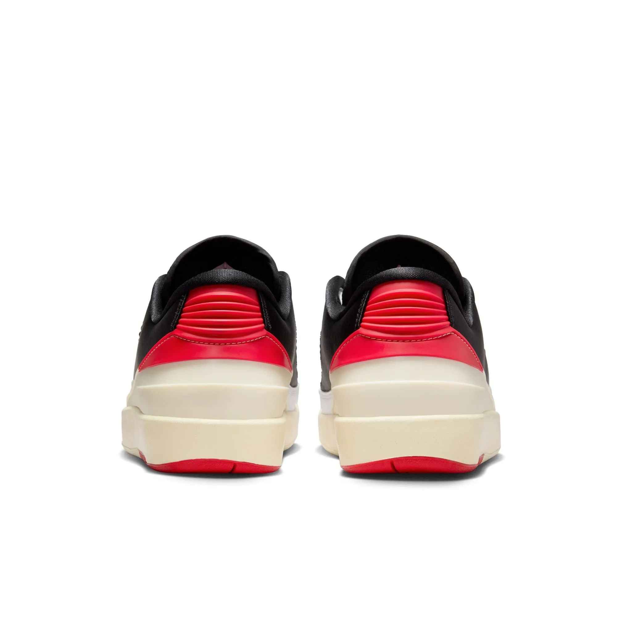 Women's Air Jordan 2 Retro Low- WHITE/UNIVERSITY RED-BLACK-COCONUT MILK