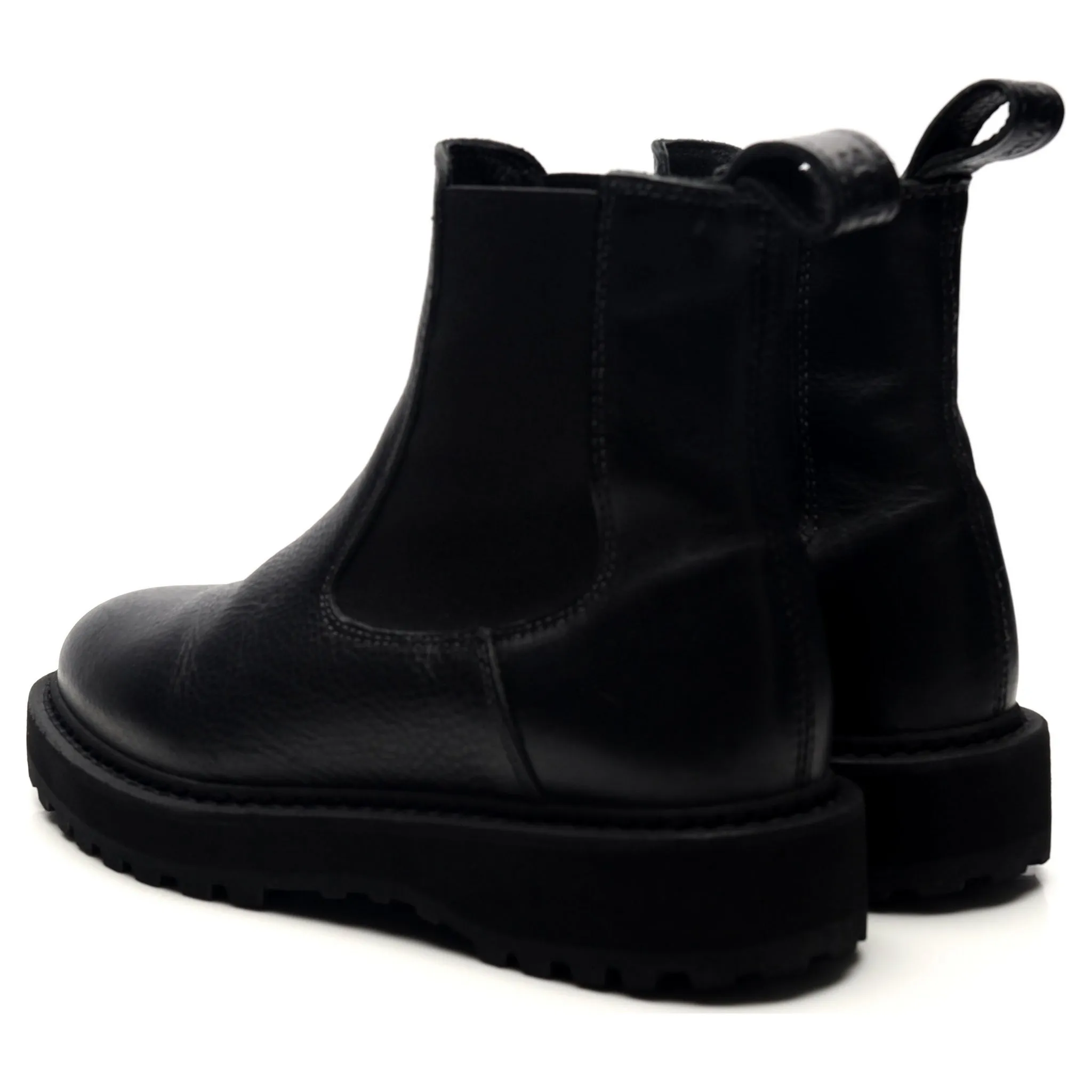 Women's 'Alberone' Black Leather Chelsea Boots UK 4 EU 37