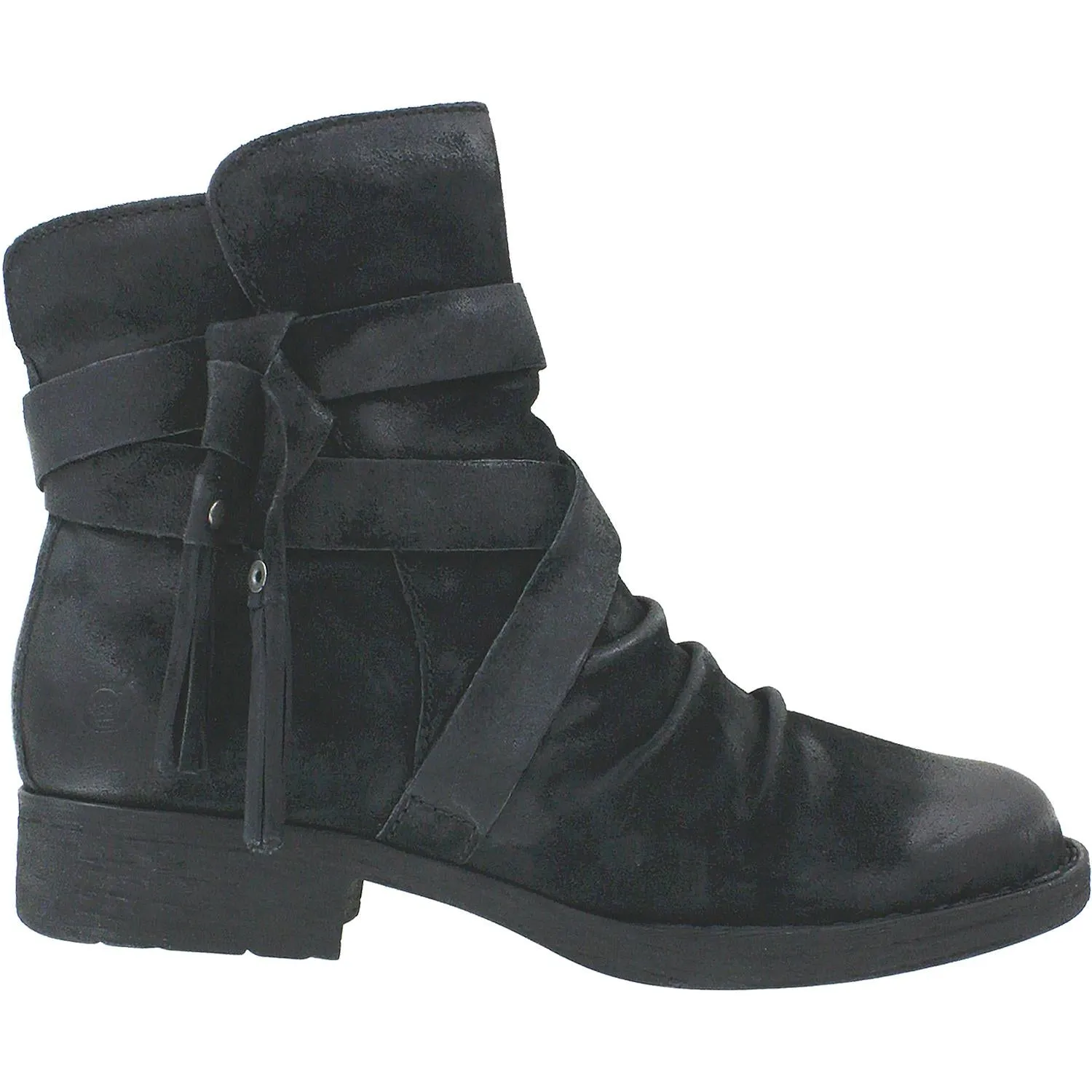 Women's Born Eton Black Distressed Suede