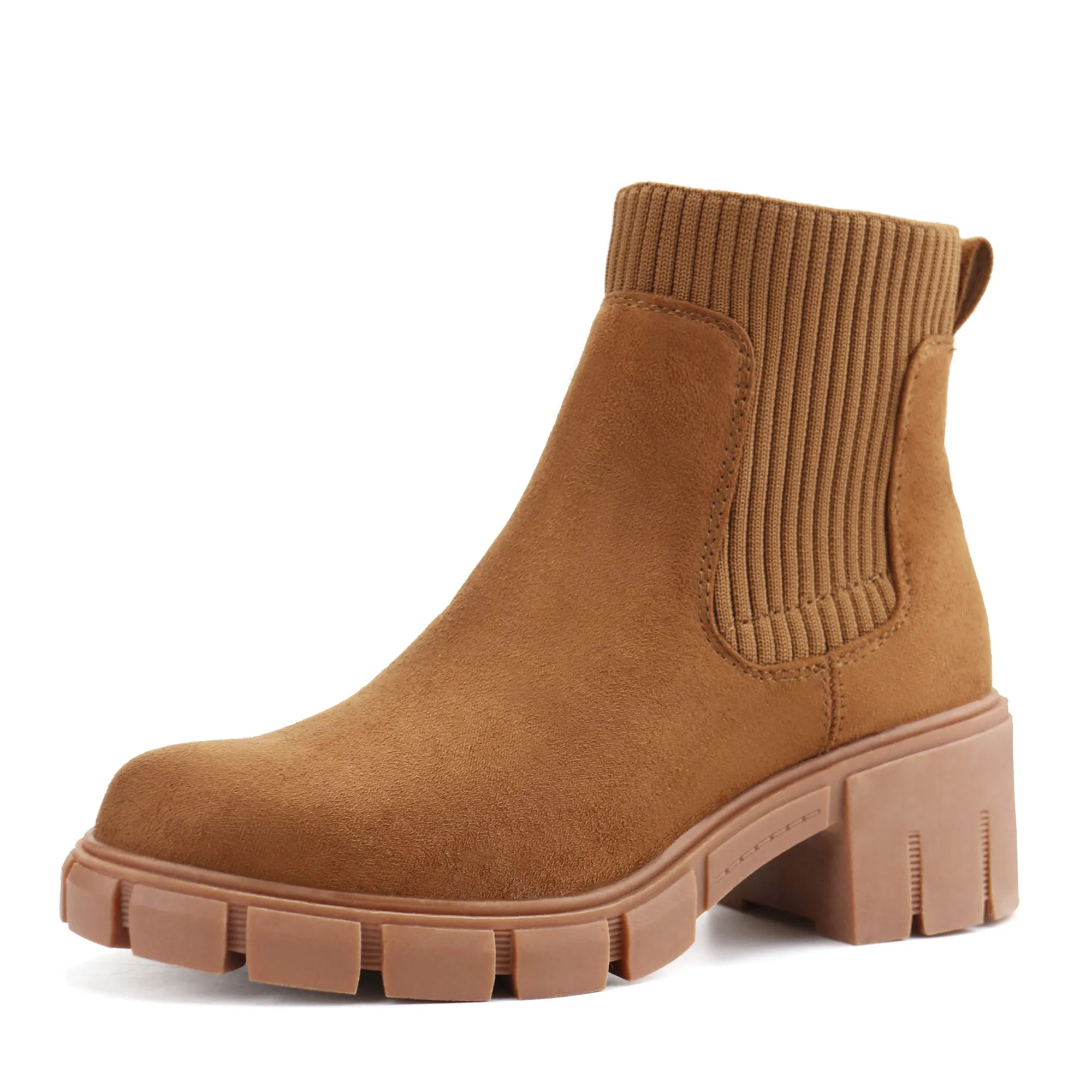 Womens Chunky Ankle Boots Chelsea Boots