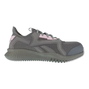 Women's Flexagon 3.0 Composite-Toe Athletic Work Shoe Grey/Pink