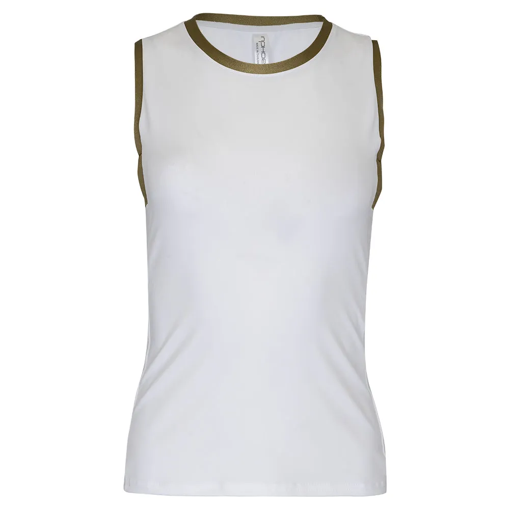 Women`s New Harper Tennis Tank White and Camo