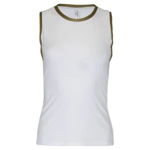 Women`s New Harper Tennis Tank White and Camo