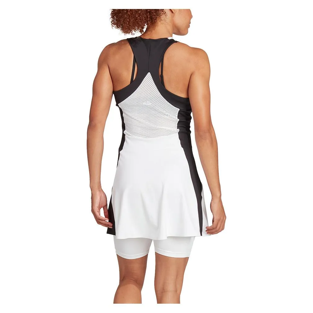 Women's Premium Tennis Dress White and Black