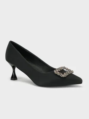 Womens "FENUKU" Diamante Brooch Courts