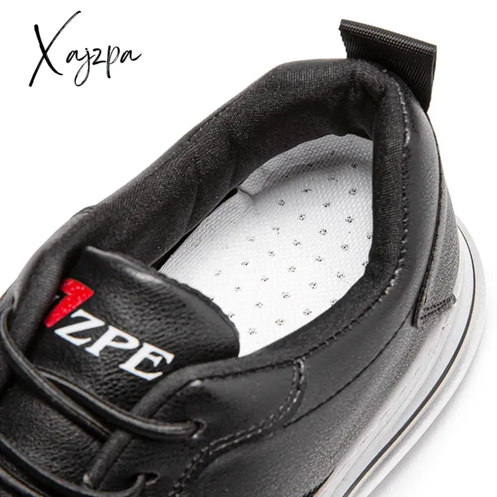 Xajzpa - Men Soft Sole Lightweight Breathable Waterproof Casual Court Sneaker Sport Shoes