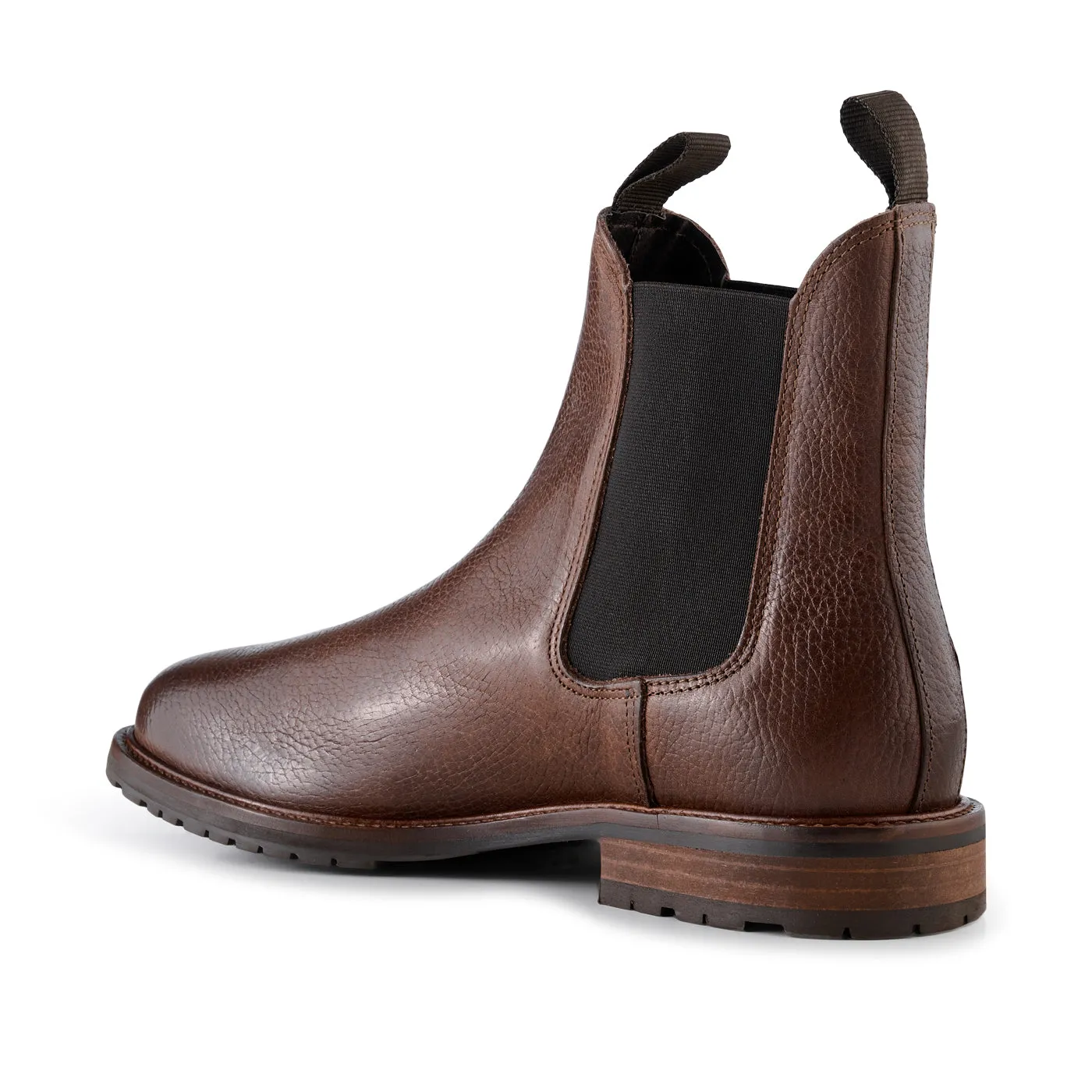 York chelsea boot leather - BROWN