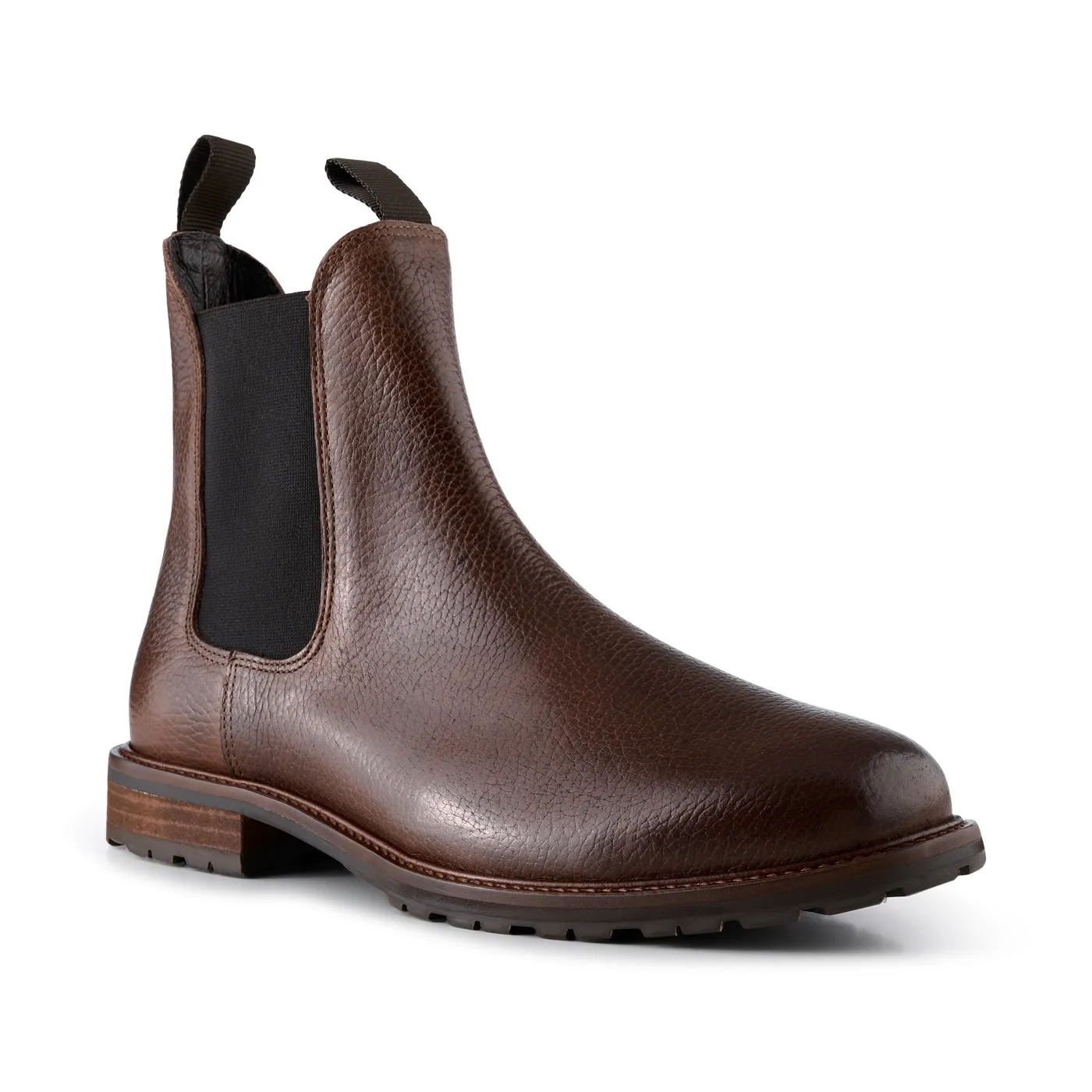 York chelsea boot leather - BROWN