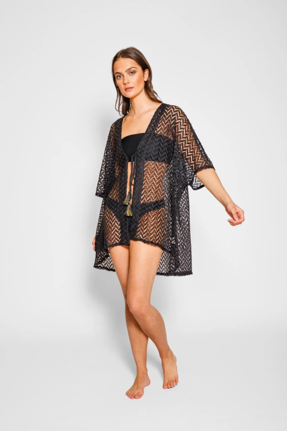 Zuma Crochet Beach Kimono